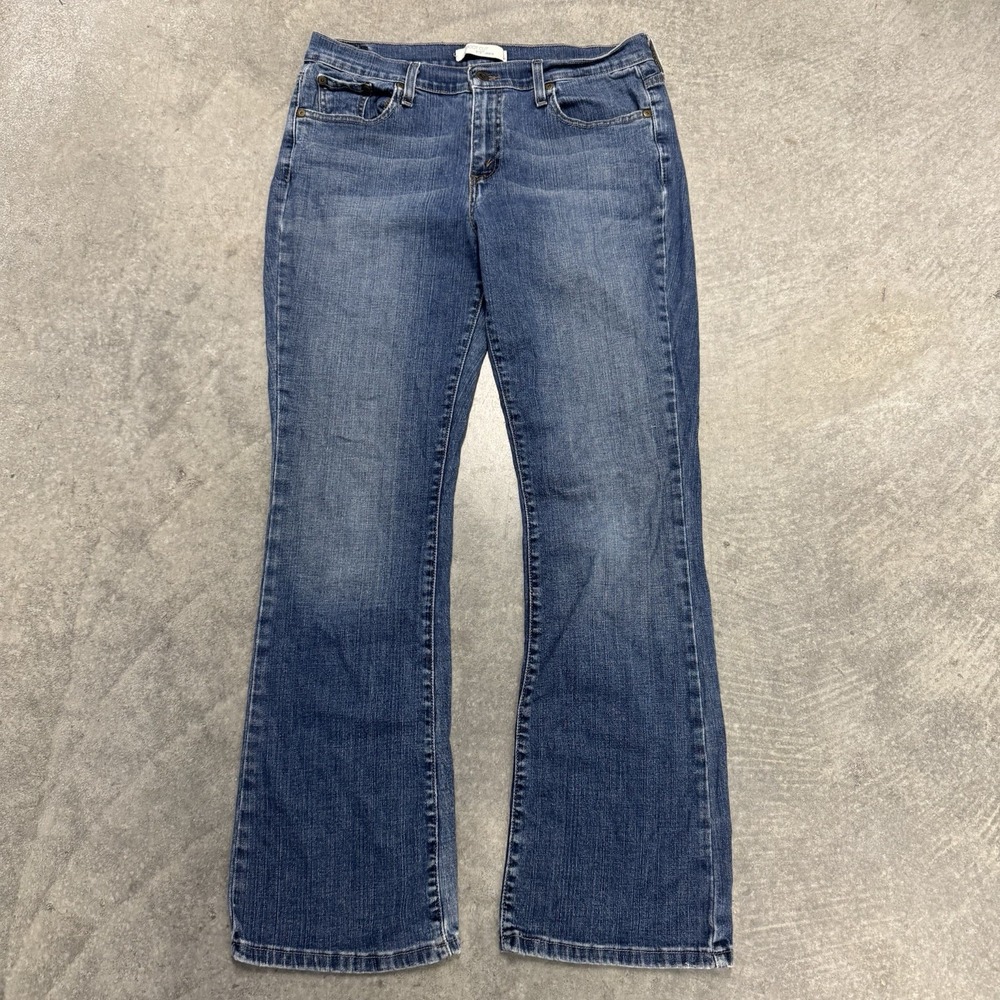 Levi Strauss Co 515 Boot Cut Jeans Women Size 12 Medium Denim Western Indie